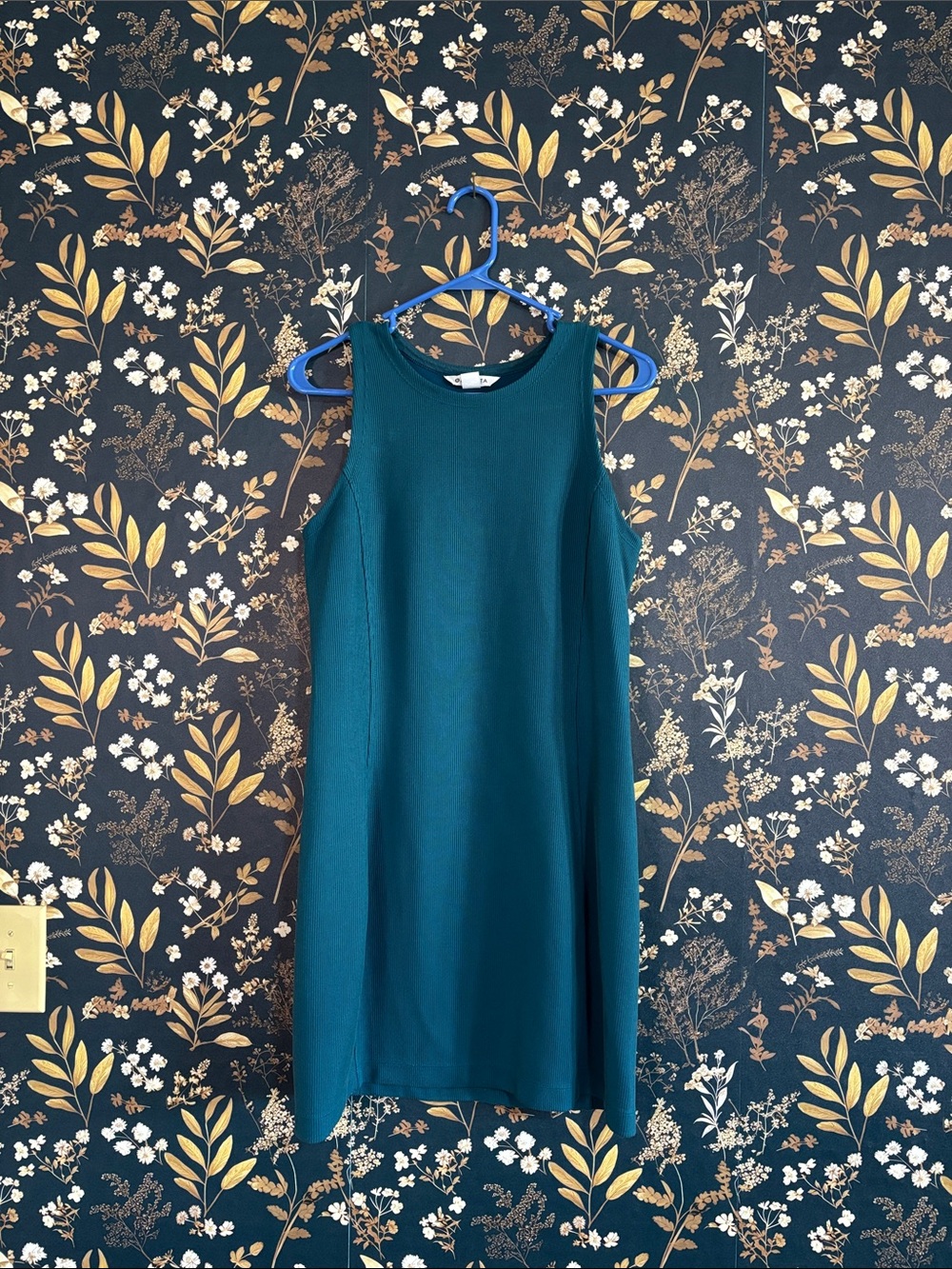 Athleta Teal Sleeveless Mini Shift Dress Size M